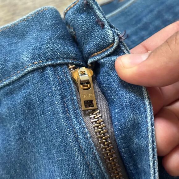 Vintage 70s Wrangler Flared Bellbottom Denim Jeans Size 30X30 - Picture 6 of 8